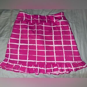 IBKUL Cordova Print Ruffle
Trim Pink Golf Skort size small